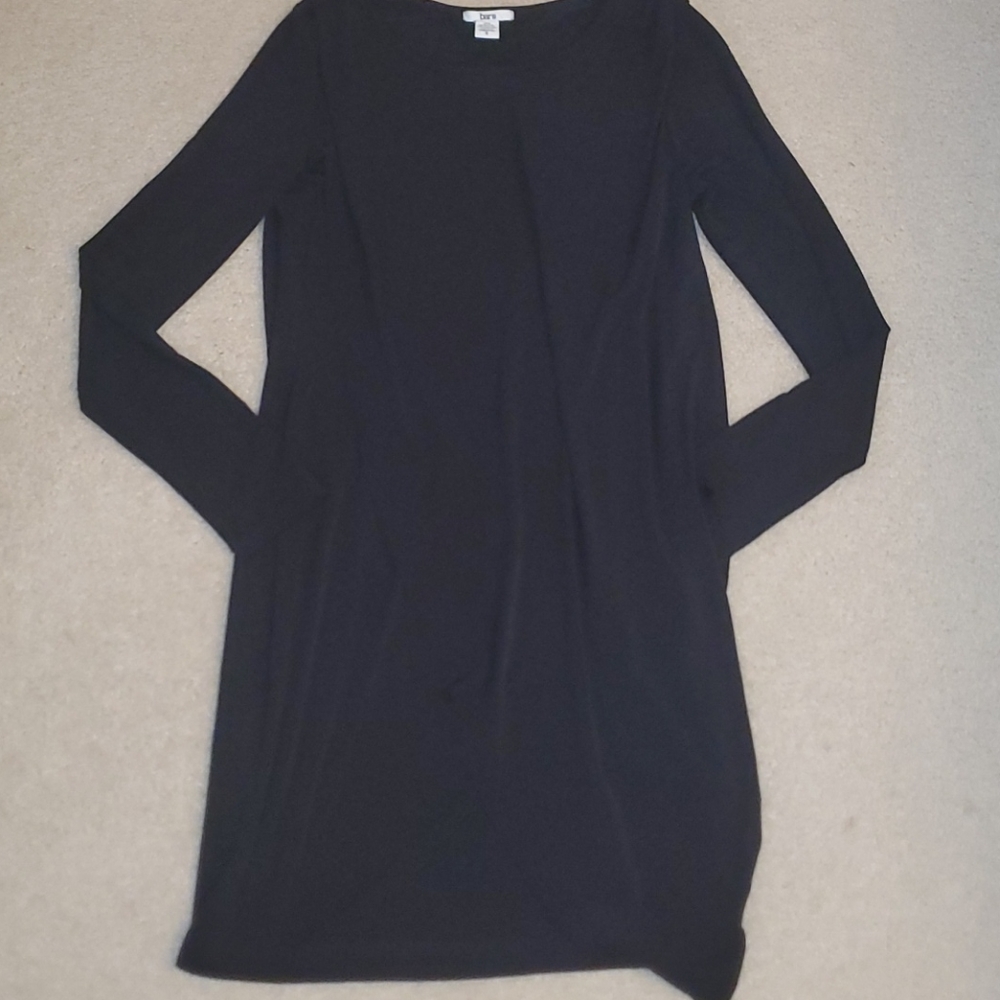 Bar III Black Elegant Wrap Dress - S